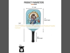 13 मिमी पिकलेबॉल पेडल हनीकॉम कोर पिकलेबॉल पेडल कार्टून